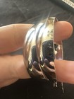 925 Sterling Silver Thick Large Hoop Earrings