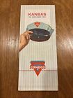 Vintage Conoco Highway Road Map 1962 Kansas