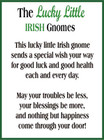 Ganz Lucky Little Irish Gnome With Card
