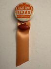 U  Of Texas Vintage Football Sugar Bowl 1 3 16  Pin W  1 Ribbon   Football Charm