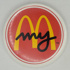 Vintage 1990s Mcdonalds My Mcdonalds Large Employee Pinback Button