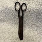 Antique Shears Scissors Early 1800 s Hand Forged Wrought Iron 8    Primitive