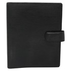 Louis Vuitton Epi Agenda Gm Day Planner Cover Black R20212 Lv Auth 131626