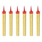 6 12pc Gold Wrapping Sparkling Candles For Bottle Service Birthday Wedding Party