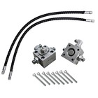 Three Way Diverter Valves Quick Connect Adapters Fitting 1-2ton Mini Excavator