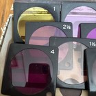 Vintage Beseler Polycontrast Variable Contrast Filter Set In Original Box 7