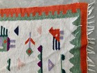 Vintage Traditional Handmade Beautiful Mexican Kilim Floor Rug Carpet 135x65 Cm