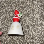 Vintage Santa Elf Pixie Gnome Christmas Bell Napco Kitschy Japan Figurine