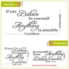 Wall Decal Stickers Removable Vinyl Art Quote Bedroom Mural Diy Home Room Decor