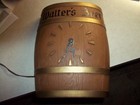 Vintage Walter s Beer Barrel Keg Clock Sign Eau Claire Wisconsin Wi  Bar Tavern