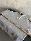 Vtg 50s Hoodie Sweatshirt Mens Size Large Gray Cotton Blank 1950s 60s