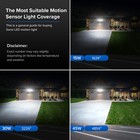 Sansi 2000lm-10 000lm Led Security Light Motion Sensor Outdoor Ip65 Wall Lamp