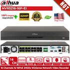 Dahua 16ch Poe 6mp Cctv System Nvr5216-16p-ei Ipc-hdw4631c-a Mic Ip Camera Lot