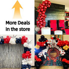 Red Balloons Latex Party Balloons - 100 Pack 12 Inch Round Helium Red Balloon   