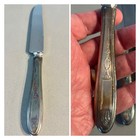 Rare Victorian-era Sterling Silver Ornate Knives  8  - With Free Shipping  ups 
