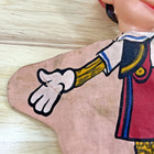 Vintage 1950 s Gund Walt Disney Pinocchio Hand Puppet Rubber Head Cloth Body