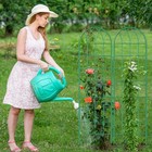 Urgrowa 4 Pack Hollow Round Tube Grid Trellis plant Climbing Support For Garden