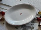 Rae Dunn Artisan Collection Oval Dish By Magenta Red White    joy     Christmas