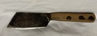 Vintage Antique Meat Cleaver Butcher Knife Full Tang Hand Forged Drop Tip Metal