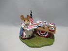 Wee Forest Folk Picnic In The Park Patriotic Wff - Wonderful Detail - New