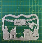 Metal Cutting Dies Cut Die Christmas Snow Scene Scrapbook Paper Craft Stencils 