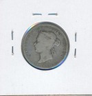 Canada Victoria 25 Cents 1872 H - G vg
