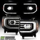 For 2016-2018 Gmc Sierra 1500 Full Led Projector Headlights Headlamps Left right