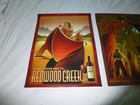 Redwood Creek 2007   08 Wine Posters Pinot Noir Vintage Art Deco 18 X 24 Rolled