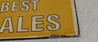 Vintage Metal Motorcycle Repair   Sales Metal Sign 13 5x10 5