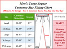 Mens Super Flex Stretch Fabric Cargo Jogger Pants  size S-2xl  Nwt Free Shipping