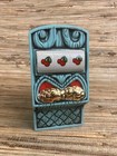 High Roller Slots-o-fun Slot Machine Tiki Mug Tiki Farm Tank Blue Glaze New
