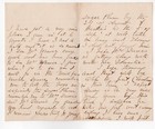 1899 Handwritten Letter Discussing Life  Cooking Friends  - Mrs  Bansall