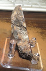 81 Gm Sericho Pallasite Meteorite End Piece   Kenya  Olivine Prof  Polished Jal