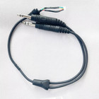 Double Plug Cable For For A20 Aviation Headset Stereo 6 3mm 5 2mm