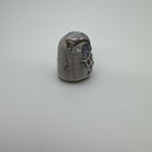 Vintage Retro Mini Owl Stoneware Ceramic Glazed Collectible Figurine 1 5     h 