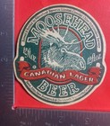 Moosehead Canadian Lager  Beer Coaster Vintage