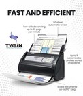 Plustek Ps188 High Speed Double-sided Color Document Scanner  With Automatic 