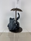 Frontgate Umbrella Frog Rain Gauge 8 Inch Rain Glass - Tall 33 In  High W  Stake
