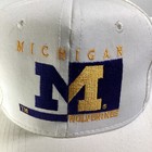 Michigan Wolverines Hat Cap Vtg Early 90s Snapback Original Ncaa Signature Rare