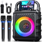 Jyx Karaoke Machine bluetooth Speaker With 2 Wireless Microphone Home Party Tool