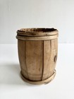 Antique Primitive Wooden Staved Herring Fish Keg   Barrel  Yzermans   Co Holland