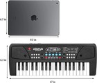 37 Key Mini Electric Piano Keyboard For Kids Portable Musical Toy With Microp   
