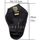 1pc Cordless Drill Holster With Hook   Metal Clip Oxford Cloth Tool Holder - New