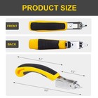 Staple Remover  Staple Puller Tool With Ergonomic Handle  Upholstery And Cons   