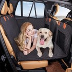Large Dog Car Seat Cover Back Hard Bottom Extender For Dogs Supports 400lbs Pet
