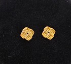 14k Yellow Gold Knot Earring Jackets