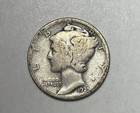 1925-d 10c Mercury Dime 90  Silver 
