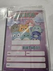 Party Invitation 120 Double Sided Squish Birthday Kids Invitations W envelopes