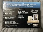 Ultra Pro Display Series  Genuine Wood Base Ball And Card Holder New