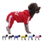 4 Leg Pet Dog Clothes Cat Puppy Coat Sports Hoodies Warm Sweater Jacket Clothing